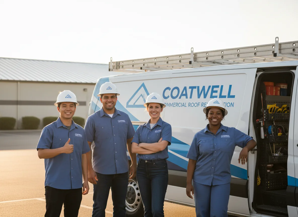 Commercial roof coating company in Scipio, UT