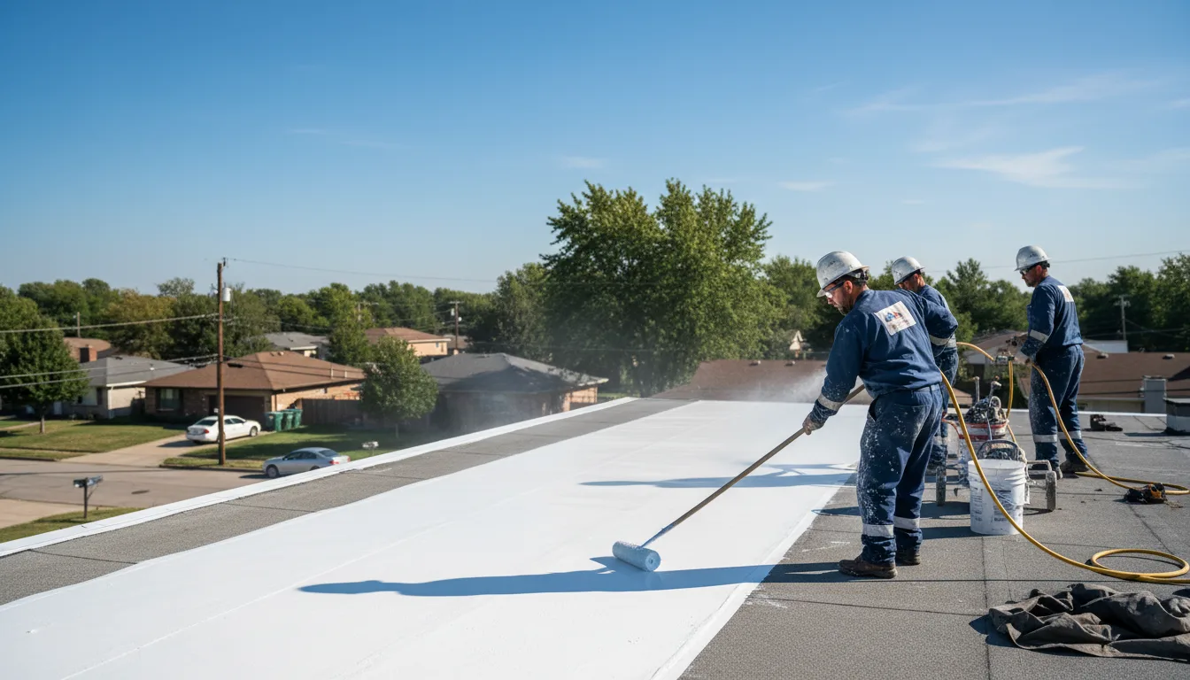 Commercial roof coating in Scipio, UT near me